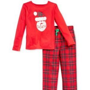 Sleep On It Girls' or Little Girls' 2-Piece Believe Pajamas
